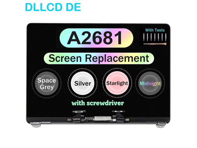 13.6in Compatible with MacBook Air Mac14,2 A2681 2022 M2 MLXY3LL/A MLY13LL/A 2560 x 1664 EMC 4074 LCD LED Screen Replacement Complete Assembly...