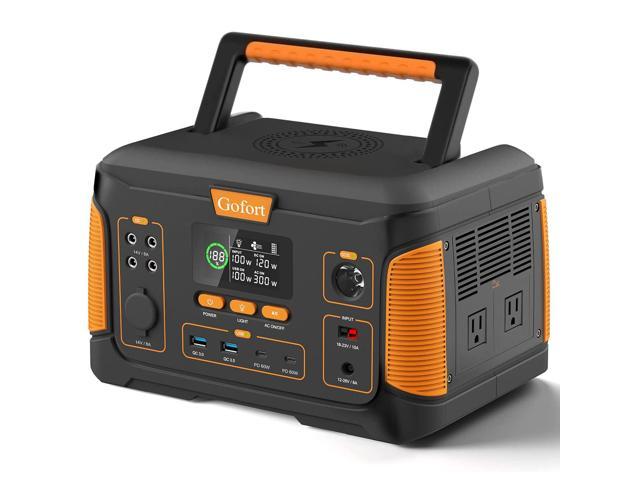 GOFORT 1000W Portable Power Station 932Wh Solar Generator,15W Wireless Charger, PD 60W Outlets, Portable Battery Portable Generator Solar Power.