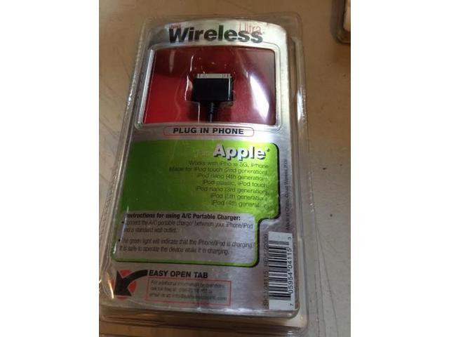 Just Wireless Ultra A/C Charger 30 PIN CONNECTOR for for iphone 4 /4s/1g/3g/3gs