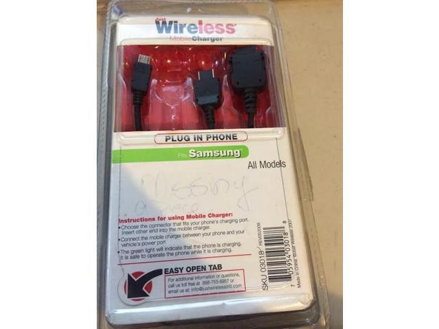 Just Wireless Mobile Charger fits all Samsung models missing a connector