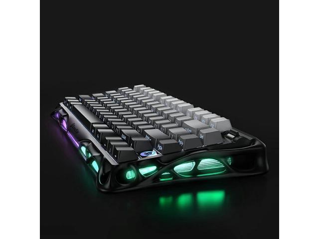 GravaStar Mercury K1 75% Wireless Mechanical Gaming Keyboard, Aluminum Alloy Exoskeleton Design, Gasket Compact Custom Keyboard Hot-Swap Socket,...