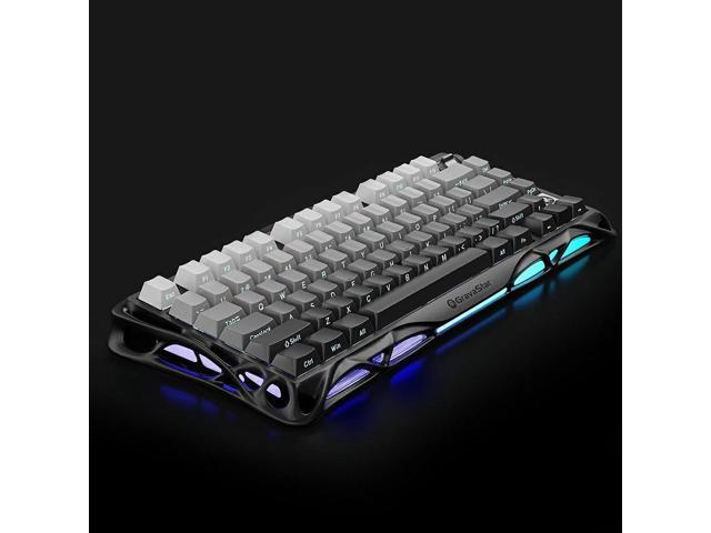 GravaStar Mercury K1 75% Wireless Mechanical Gaming Keyboard, Aluminum Alloy Exoskeleton Design, Gasket Compact Custom Keyboard Hot-Swap Socket,...