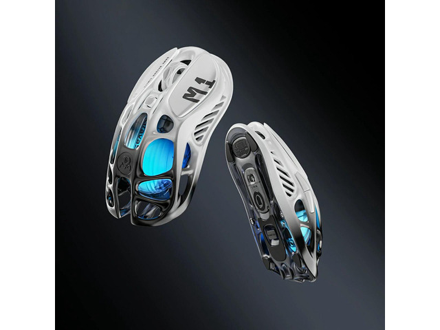 GravaStar Mercury M1 Pro Wireless Gaming Mouse, Lightweight Magnesium Alloy, 26,000 DPI, PAW3395DM Sensor, 5 Programmable Buttons, Support...