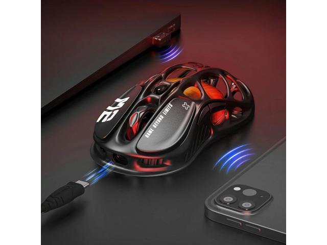 GravaStar Mercury M2 Wireless Gaming Mouse with 26,000 DPI, PAW3395DM Sensor -79g Lightweight Hollowed-Out Design -5 Programmable Buttons -5...