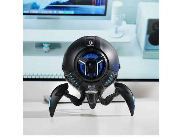 GravaStar Mars Pro Portable Bluetooth Speaker, Deep Bass Loud Stereo Sound, 15H Playtime, 6 RGB Lights, Dual Pairing, Portable for Home, Outdoors,...