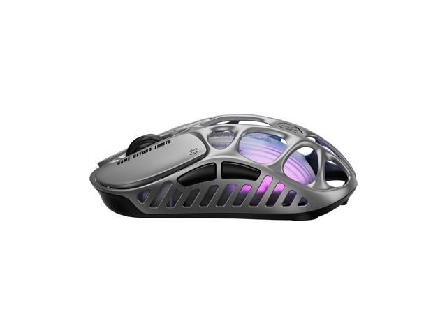 GravaStar Mercury X Ultra-Light Gaming Mouse Magnesium Alloy, 32,000 DPI, PAW 3950 Sensor, 1K Polling Rate, Tri-Mode, RGB, Ergonomic Hollow...