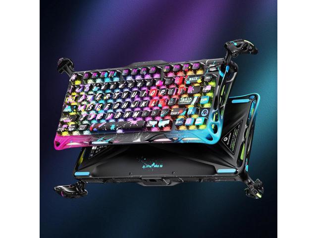 GravaStar Mercury V75 Pro 75% Hall Effect Magnetic Switch Gaming Keyboard-Neon Graffiti