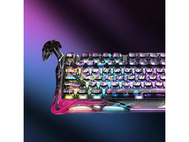 GravaStar Mercury V75 Pro 75% Hall Effect Magnetic Switch Gaming Keyboard-Neon Graffiti