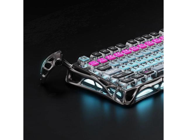 GravaStar Mercury V75Pro HE Keyboard 75% Layout Gaming Keyboard, HallEffect Magnetic Switches, Only Wired, HotSwappable, 8000Hz Polling, DualZone...