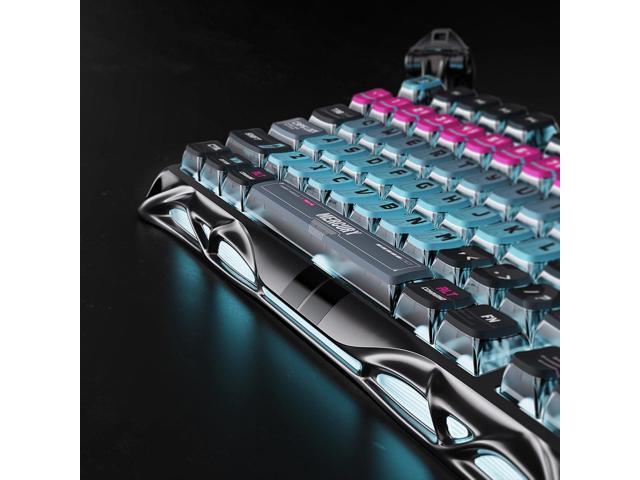 GravaStar Mercury V75Pro HE Keyboard 75% Layout Gaming Keyboard, HallEffect Magnetic Switches, Only Wired, HotSwappable, 8000Hz Polling, DualZone...