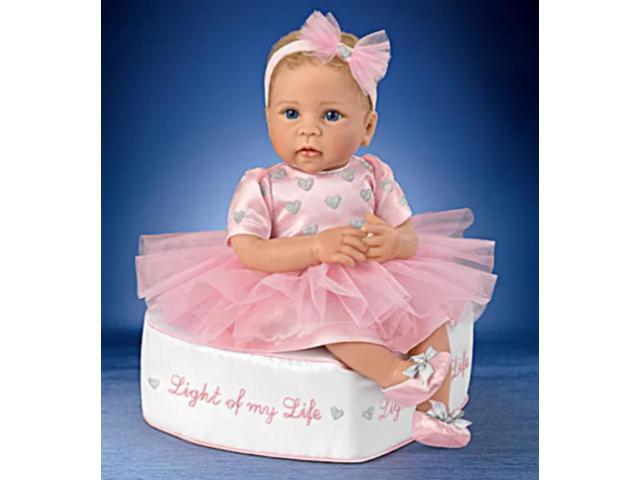 The Ashton - Drake Galleries Light of My Life Baby Doll with Light Up Skirt
