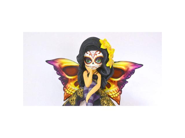 The Hamilton Collection Jasmine Becket-Griffith Spirit of The Inspiring Hope Glow in The Dark Sugar Skull Decor