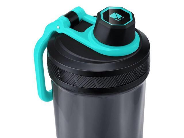 VOLTRX Gallium Electric Protein Blender Shaker Bottle USB Rechargeable Mixer Cup for Shakes BPA Free Tritan 24oz Mint