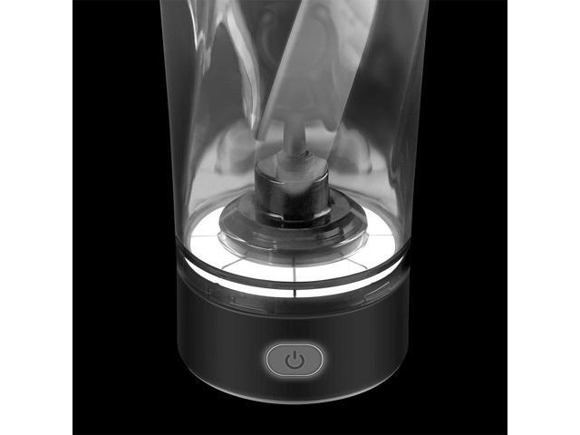 VOLTRX Electric Shaker Bottle - Vortex Boost Portable USB C Rechargeable Protein Blender Shake Mixer BPA Free Waterproof 24 oz Black