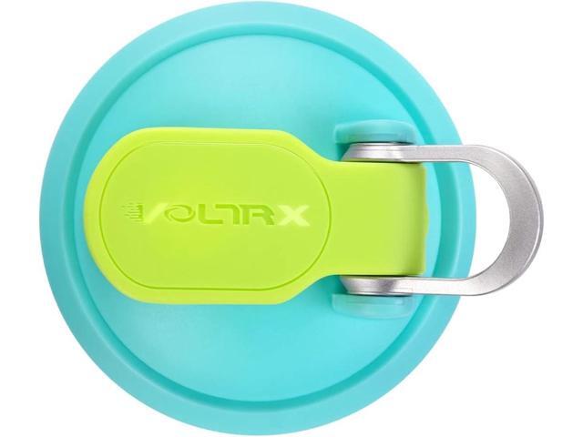 VOLTRX Electric Shaker Bottle - Vortex Boost Portable USB C Rechargeable Protein Blender Shake Mixer BPA Free Waterproof 24 oz Aurora Blue