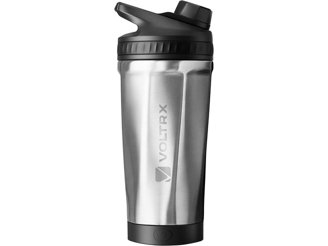VOLTRX ChillMix Shaker Bottle Insulated Stainless Steel - USB C Rechargeable Electric Protein Shake Mixer, Shaker Cups for Protein Shakes and Meal...