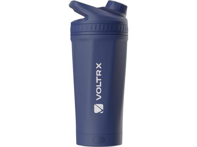 VOLTRX ChillMix Shaker Bottle Insulated Stainless Steel - USB C Rechargeable Electric Protein Shake Mixer, Shaker Cups for Protein Shakes and Meal...