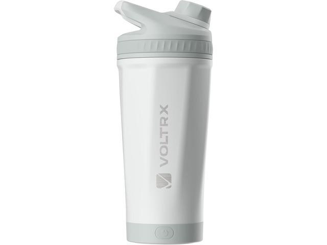 VOLTRX ChillMix Shaker Bottle Insulated Stainless Steel - USB C Rechargeable Electric Protein Shake Mixer, Shaker Cups for Protein Shakes and Meal...