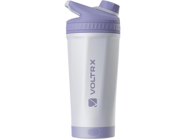 VOLTRX ChillMix Shaker Bottle Insulated Stainless Steel - USB C Rechargeable Electric Protein Shake Mixer, Shaker Cups for Protein Shakes and Meal...