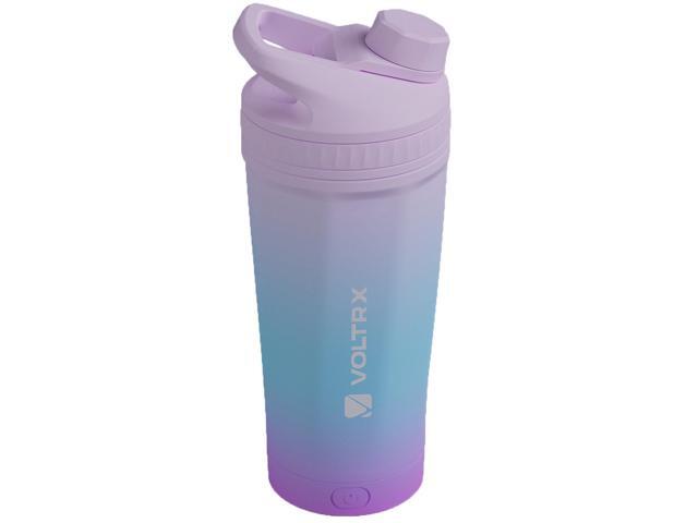 VOLTRX ChillMix Shaker Bottle Insulated Stainless Steel - USB C Rechargeable Electric Protein Shake Mixer, Shaker Cups for Protein Shakes and Meal...