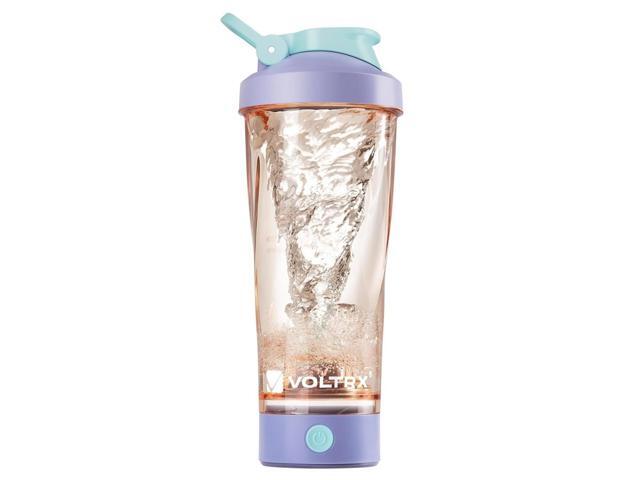 VOLTRX Electric Shaker Bottle - Vortex Boost Portable USB C Rechargeable Protein Blender Shake Mixer BPA Free Waterproof 24 oz Power Blue Cosmic...