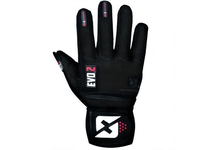 Skott Nemesis Full Length Evo2 Weightlifting Gloves with Integrated Wrist Wrap Support-Double Stitching for Extra Durability-Get Ripped with for...