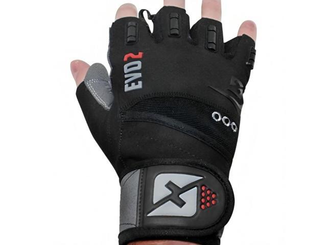Skott Nemesis Evo2 Weightlifting Gloves with Integrated Wrist Wrap Support-Double Stitching for Extra Durability-Get Ripped with Best Body Building...