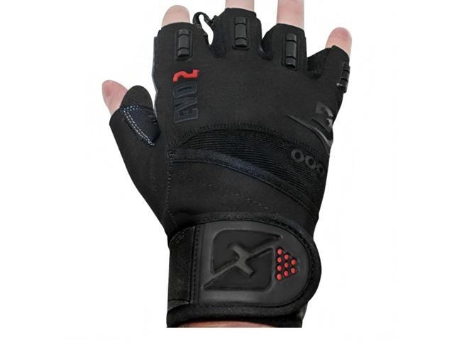 Skott Nemesis Stealth Evo2 Weightlifting Gloves with Integrated Wrist Wrap Support-Double Stitching for Extra Durability-Get Ripped withBody...