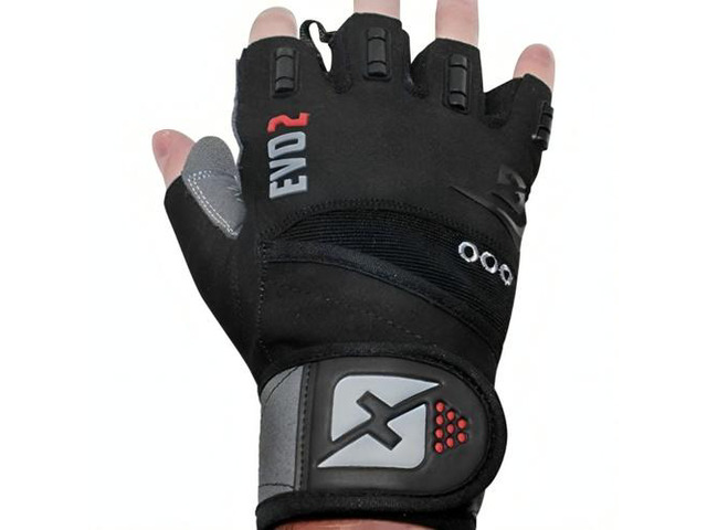 Skott Nemesis Evo2 Weightlifting Gloves with Integrated Wrist Wrap Support-Double Stitching for Extra Durability-Get Ripped with The Best Body...