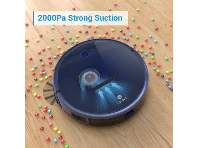 Robot Vacuum Cleaner 2000mAh,Blue (T800), Super-Thin, Quiet, Self-Charging Robotic Vacuum Cleaner,