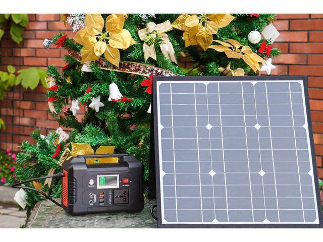 200W Portable Power Station; FlashFish 40800mAh Solar Generator with 50W 18V Portable Solar Panel; Flashfish Foldable Solar Charger with 5V USB...