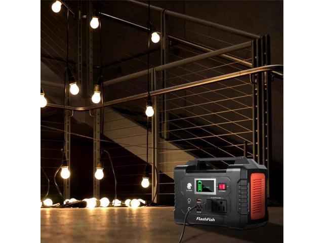 FlashFish 200W Portable Power Station 40800mAh Solar Generator