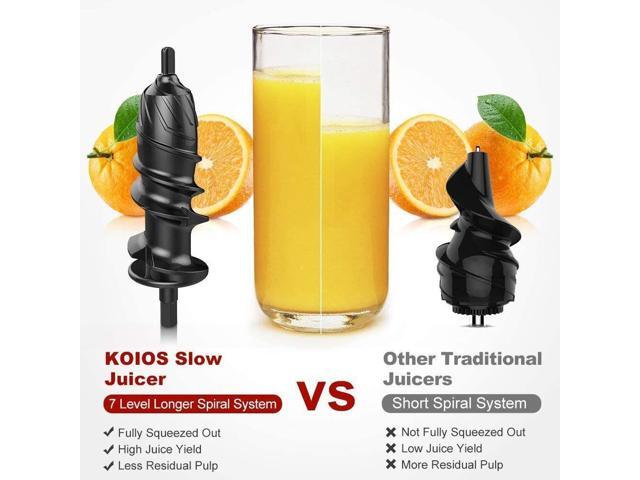 Koios B5100 Masticating Juicer with Reversible and Quiet Motor