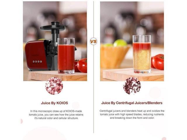 Koios B5100 Masticating Juicer with Reversible and Quiet Motor