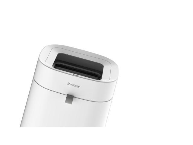 TOWNEW T Air Lite Self-Sealing 4.2 Gallon Waste Bin Open top Waterproof Motion Sense Activated Garbage Bin Smart Home Electric Trash Cans -...