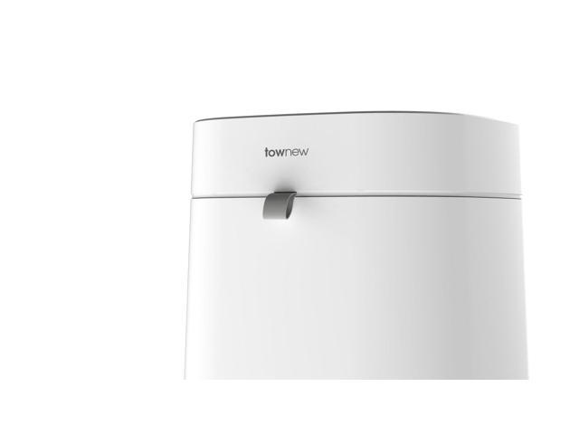 TOWNEW T Air Lite Self-Sealing 4.2 Gallon Waste Bin Open top Waterproof Motion Sense Activated Garbage Bin Smart Home Electric Trash Cans -...