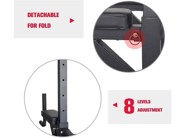 Bosonshop Power Tower Adjustable Multi-Function Strength Training Dip Stand Workout Station Fitness Equipment for Home Gym