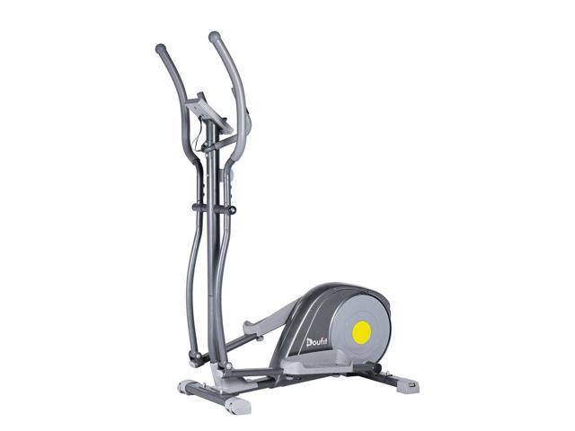 Doufit EM-04 Elliptical Machine With 8 Adjustable Magnetic Resistances LCD Display & Tablet Holder Support Maximum Load Bearing 250lbs Quite Smooth...
