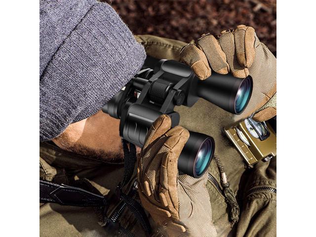 Portable Zoom Binoculars with FMC Lens Low Light Night Vision for Bird Watching Hunting Sports