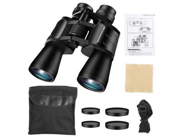 Portable Zoom Binoculars with FMC Lens Low Light Night Vision for Bird Watching Hunting Sports