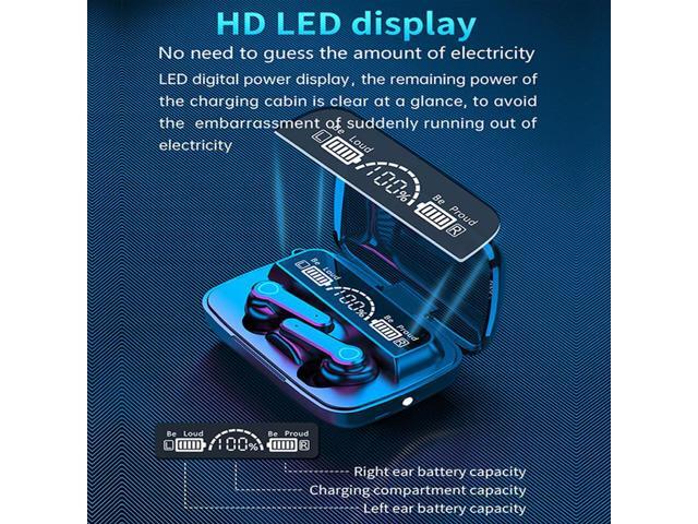 Waterproof Wireless Earbuds Bluetooth 5.1 True Wireless Bluetooth Headphones