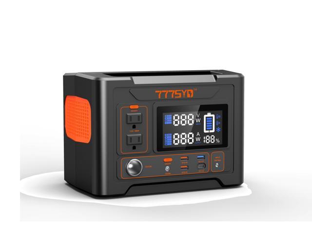 300W Portable Power Station; 416Wh Large Capacity Battery Supply; 777SYD Solar Powered Generator with AC DC USB 3 Ports; Lithium Battery Backup...