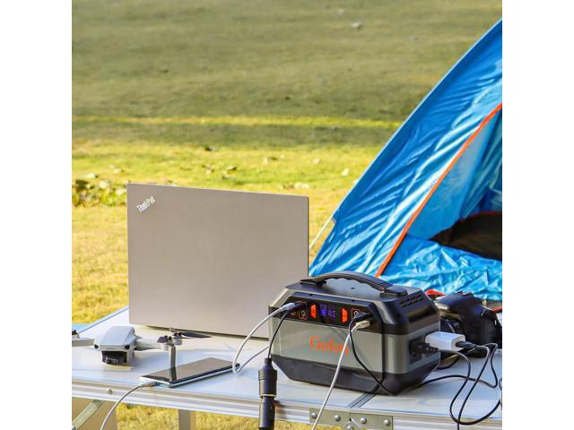 Gofort 330w Portable Power Station, 299wh Solar Generator Backup Power Compatible With 60w 18v Portable Solar Panel, Foldable Solar Charger With...