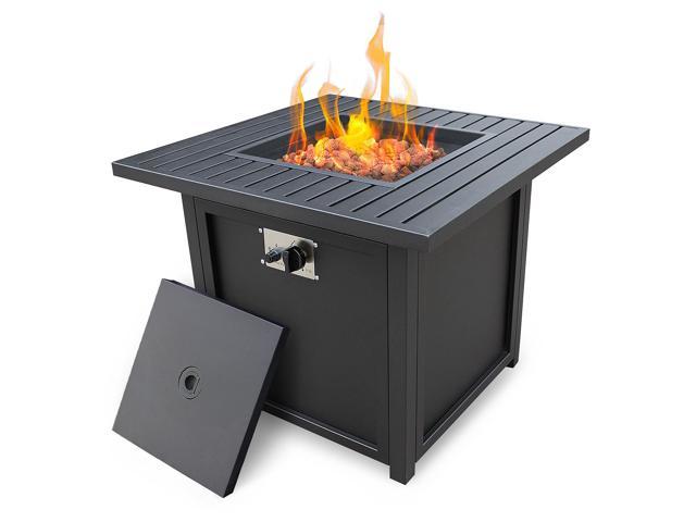 Photos - BBQ Accessory 28 Slat Top Gas Fire Pit Table