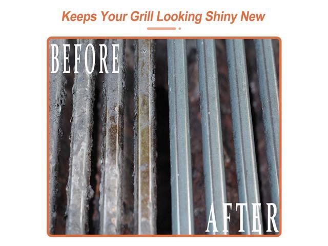 BBQ Grill Cleaning Brush Stainless Steel Barbecue Cleaner Scraper 16.5in Handle Stiff Wire Bristles For Grill Cooking Grates