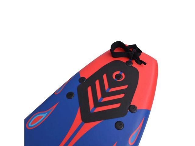 Surfboard Blue and Red 66.9'