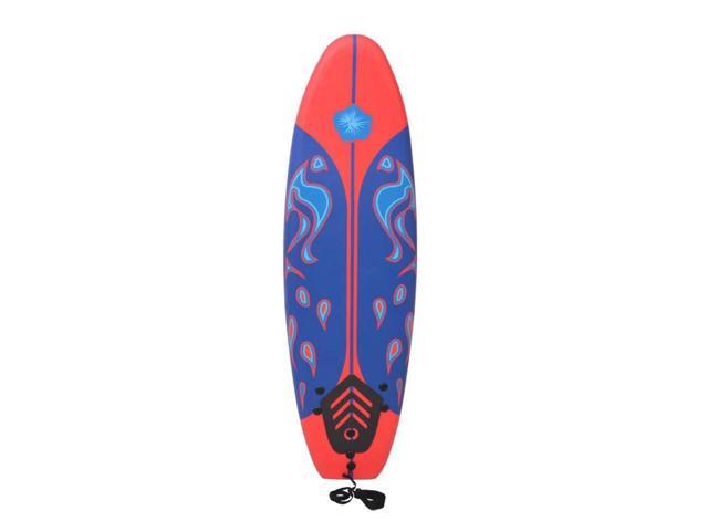 Surfboard Blue and Red 66.9'