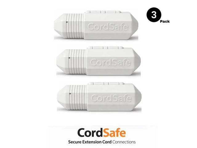 CordSafe PLUS Extension Cord Safety Cover - Weather-Resistant Plug Protector for 12-18 AWG, Outdoor Safe, Made in USA