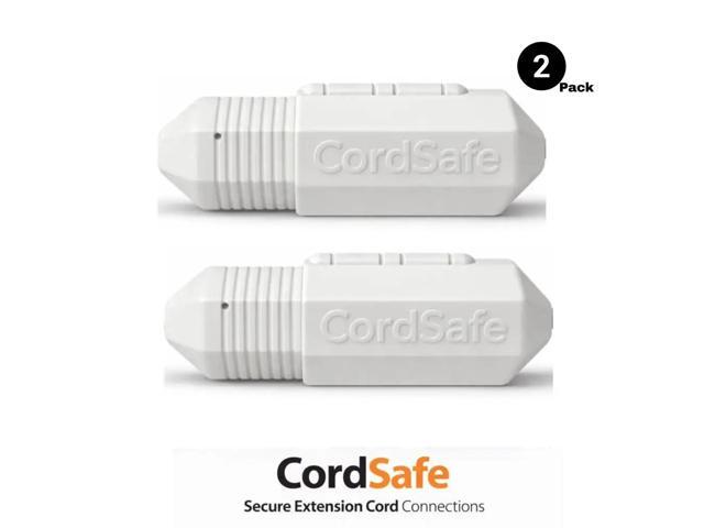 CordSafe PLUS Extension Cord Safety Cover - Weather-Resistant Plug Protector for 12-18 AWG, Outdoor Safe, Made in USA