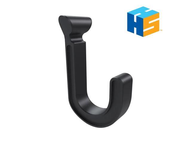Hang It Simple J Hooks (3-Pack) - Heavy-Duty Adjustable Tool & Broom Hooks for Wall-Mount Modular Rail Organizer ? Space-Saving Garage, Laundry &...